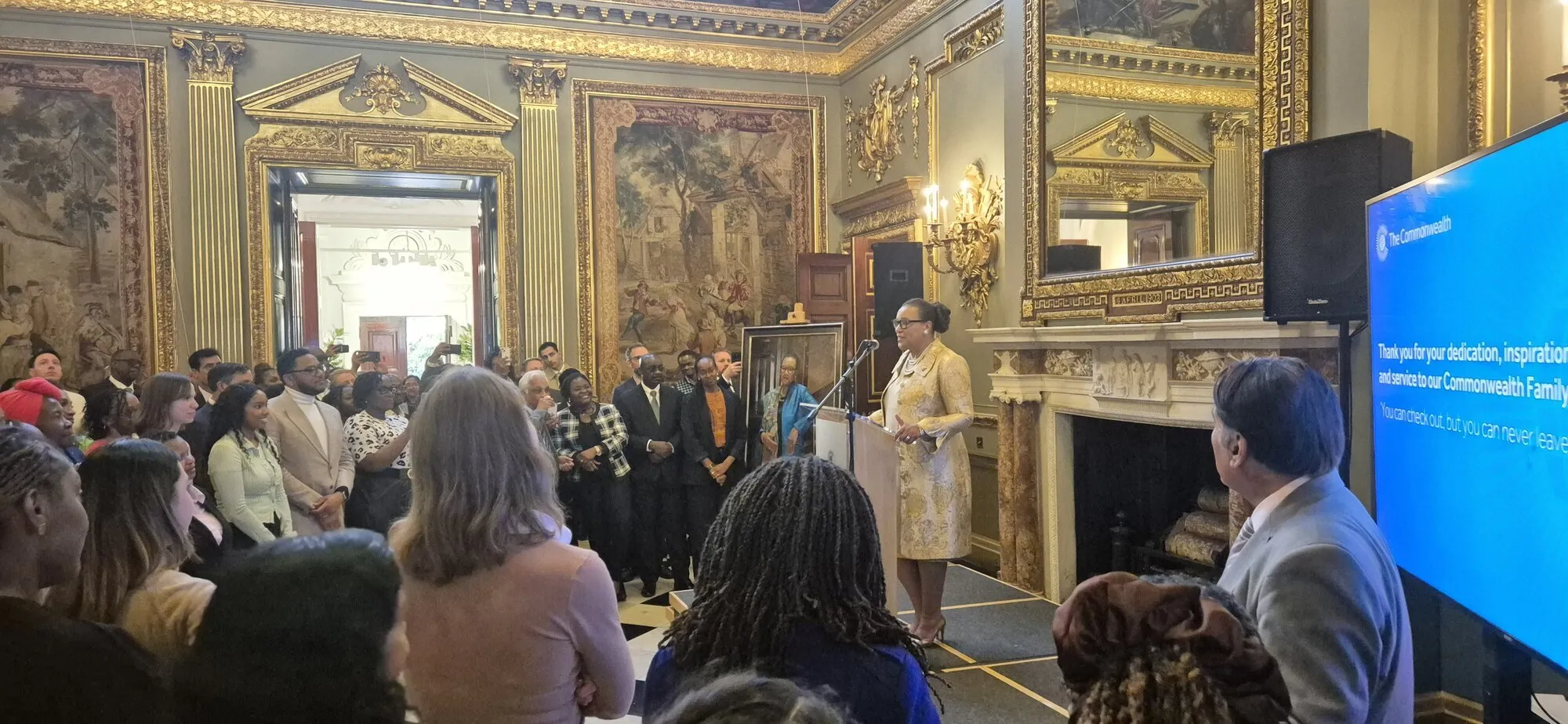 Attended Farewell Speech by the Commonwealth Secretary General at Marlborough House