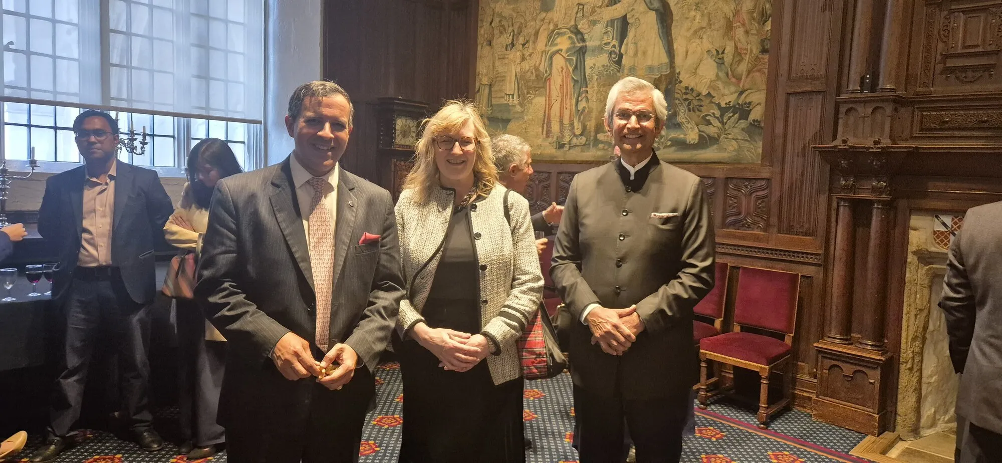 With Luis and Deborah at Westminster Abbey