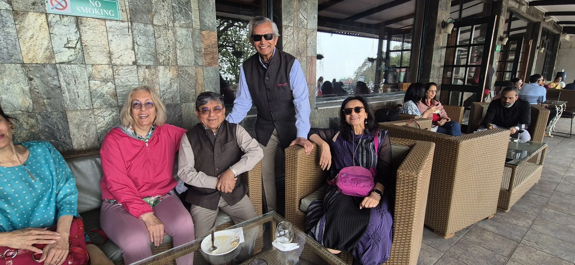 With Jyoti Sagar and Prema Sagar in Kasauli