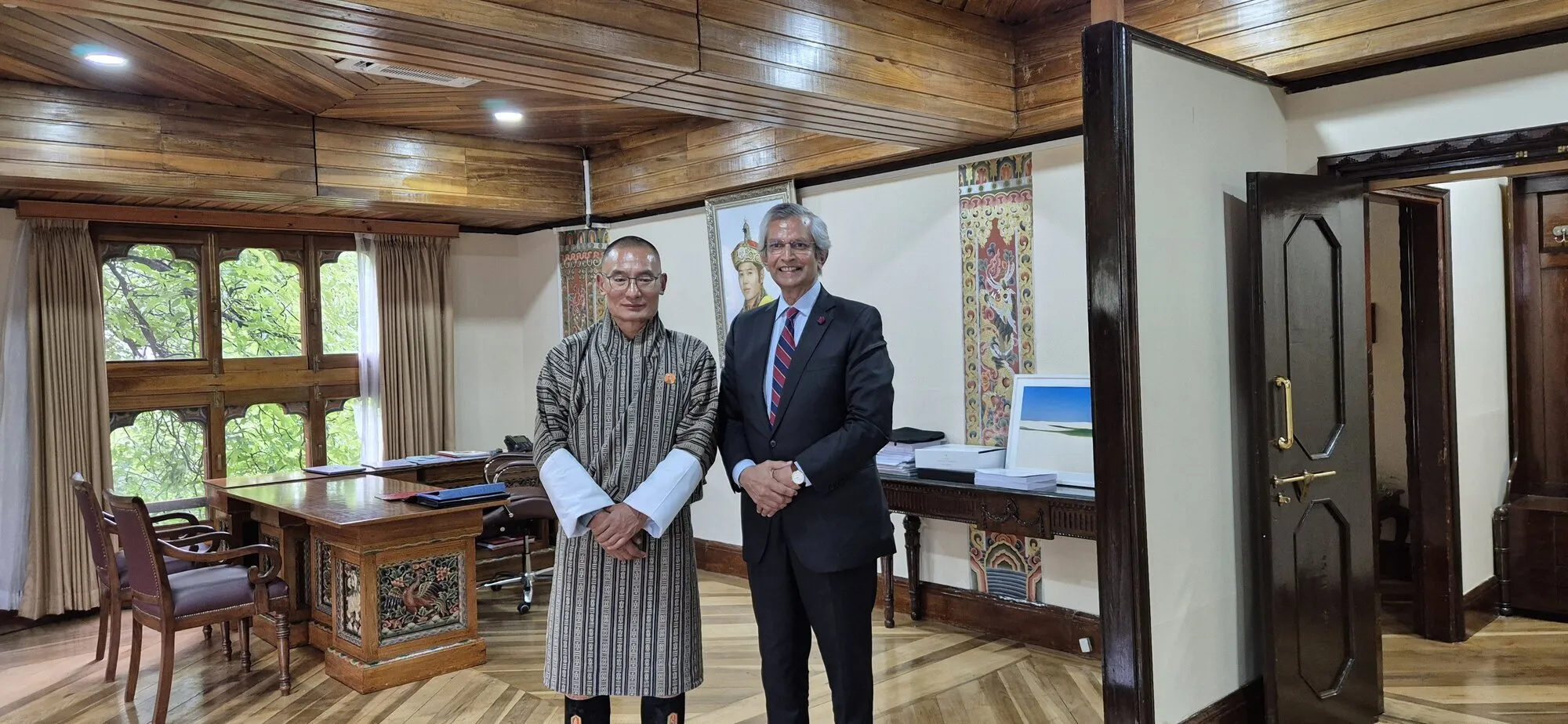 With Hon Thsering Tobgay, PM of Bhutan