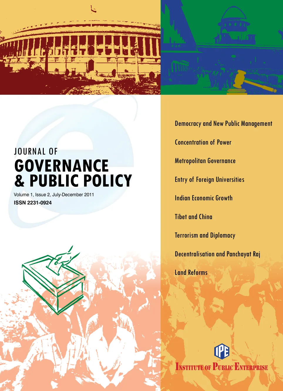 Cover page: Re-Inventing Democratic Constitutions — An Application of New Public Management (NPM) Framework